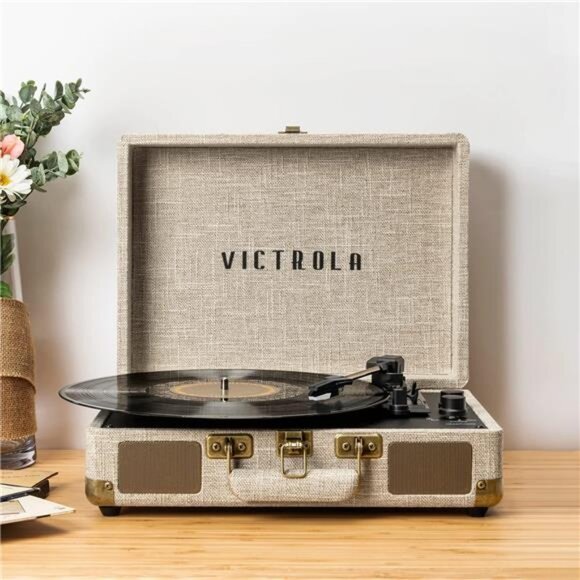 Victrola Journey Signature Turntable Record Player Suitcase Vinyl Record Player - Picture 2 of 6